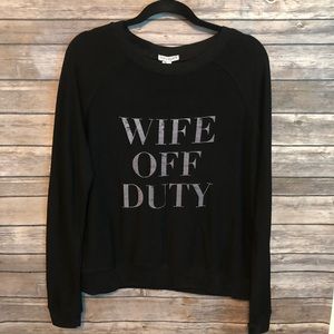 Wife Off Duty long sleeve sweatshirt